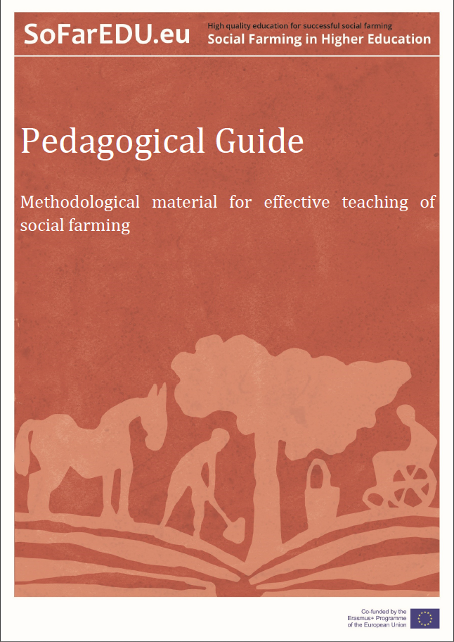 Pedagogical Guide – Methodological material for teachers for effective teaching of social farming